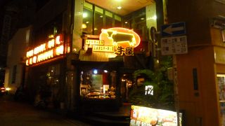 １ポンドステーキで有名なお店