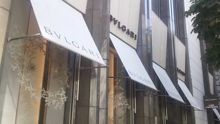 ブルガリ、銀座2丁目にあります