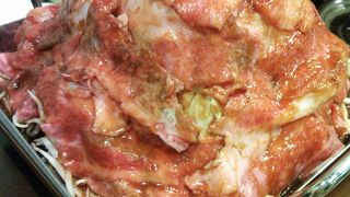 甘くて美味しい牛鍋