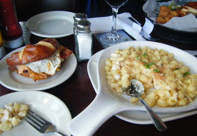 ハンバーガーが美味しい！