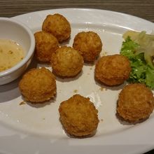 イカボール揚げ