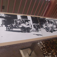 現役時代の消防車の様子も写真で確認できます