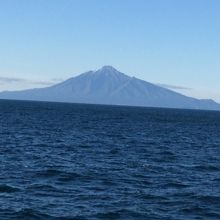 フェリーから見えた利尻富士！クッキリ