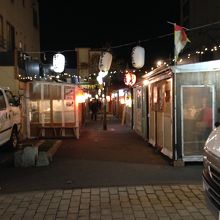 屋台村です。