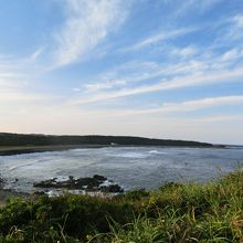 犬吠埼から見た君ヶ浜海岸