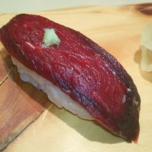 板前さんの隠し寿司  この日はくじら