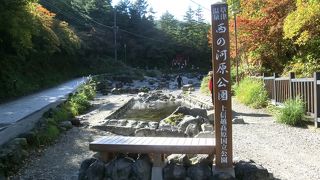 お湯の川