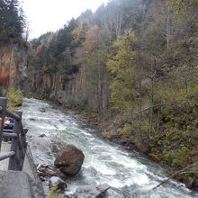 紅葉の時期なのに、天気が良くなかったのが残念です