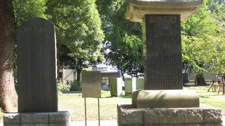 上野恩賜公園の中、上野の森美術館の近くの場所にあります