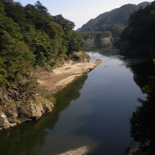 この手前は流木だらけ