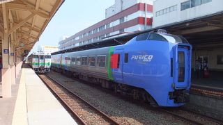 道東を劇的に近くした振り子式の特急。