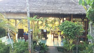 自然の中でマッサージ