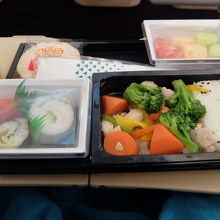 北京→ラルナカ　機内食