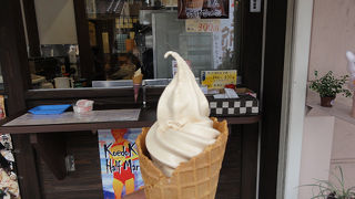 醤油ソフトクリーム食べました
