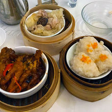 3品選んで飲茶スタート