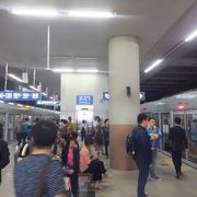 日本の上野駅みたいな感じの駅でした。