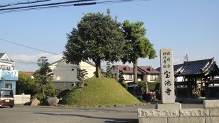 一里塚が目立っています