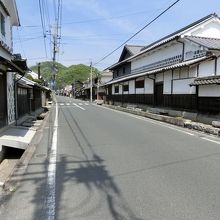 足守のメイン通り