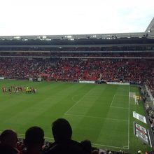 バックスタンドからの眺め