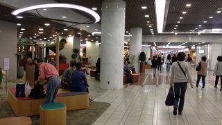 今年改装した地下街。