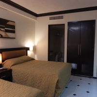 ベッドもゆったりしています