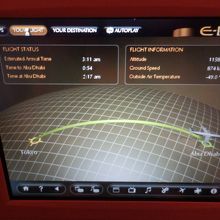 エコノミークラスの個人モニター