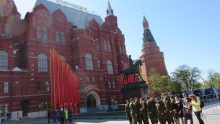 赤の広場の前です