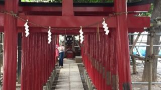 新宿花園神社境内