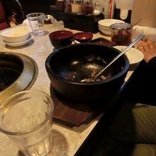 石焼ビビンバを完食