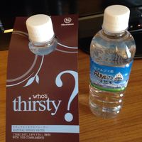 ミネラルウォーターも無料で付いています