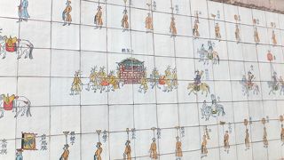 世界で最長？の壁面芸術