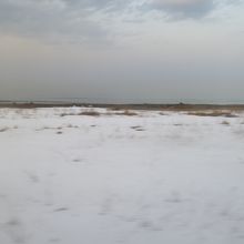 寒々しい網走海岸！