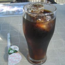 私のオーダー　アイスコーヒー