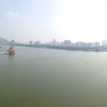 龍の塔の上からパノラマ撮影