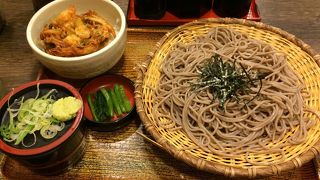 リーズナブルなお蕎麦屋さん