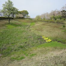 根城の広場の中館跡付近