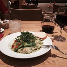 ジェノベーゼパスタです。