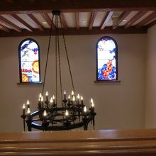 建物内のステンドグラス