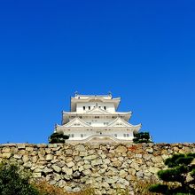 晴天の白鷺城