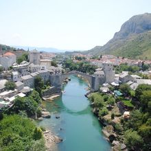 尖塔の上からの景色です。