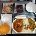 カレー味ばかりの機内食