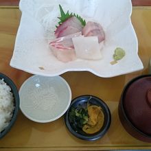 お刺身定食