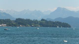 ピラトゥスもリギ山も見えます。