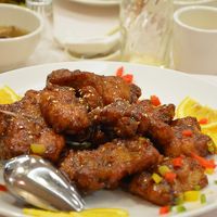 スペアリブの特製ソース焼