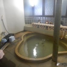 宿泊で利用した桝源旅館の浴室
