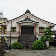 寺町にある日蓮宗の寺