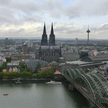 ケルンを一望