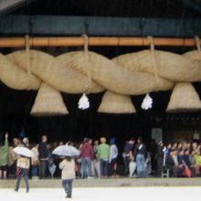 出雲大社神楽殿のしめ縄
