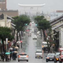 勢溜から見た神門通り