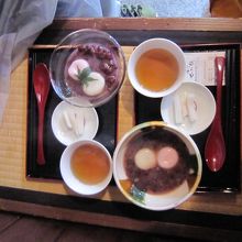 神門通りでいただいたぜんざい